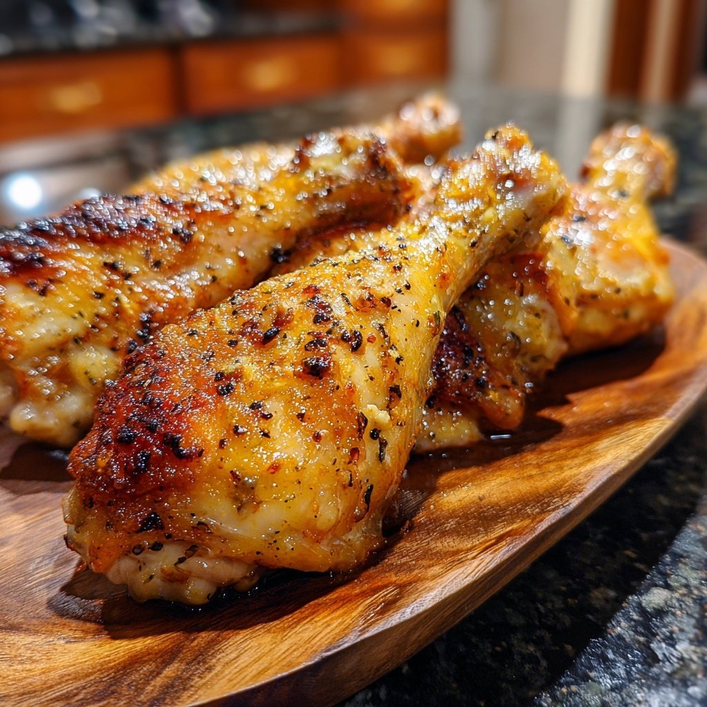 Crispy Oven Baked Drumstick Chicken