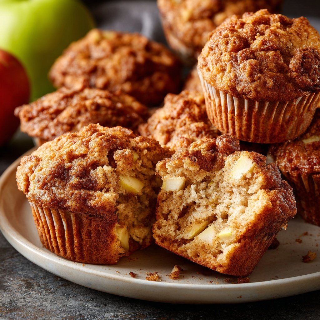 Healthy Apple Cinnamon Muffins