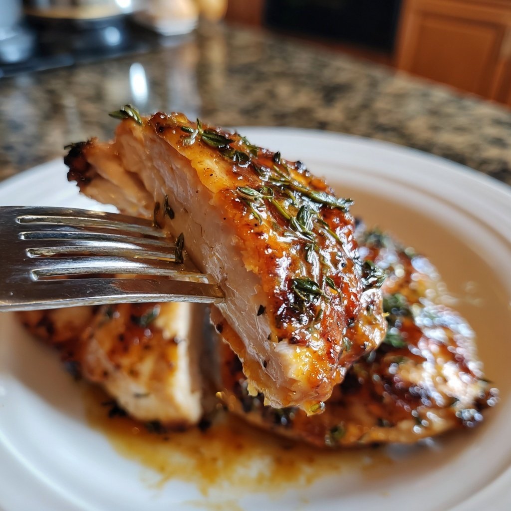 Chicken with Honey Thyme Glaze