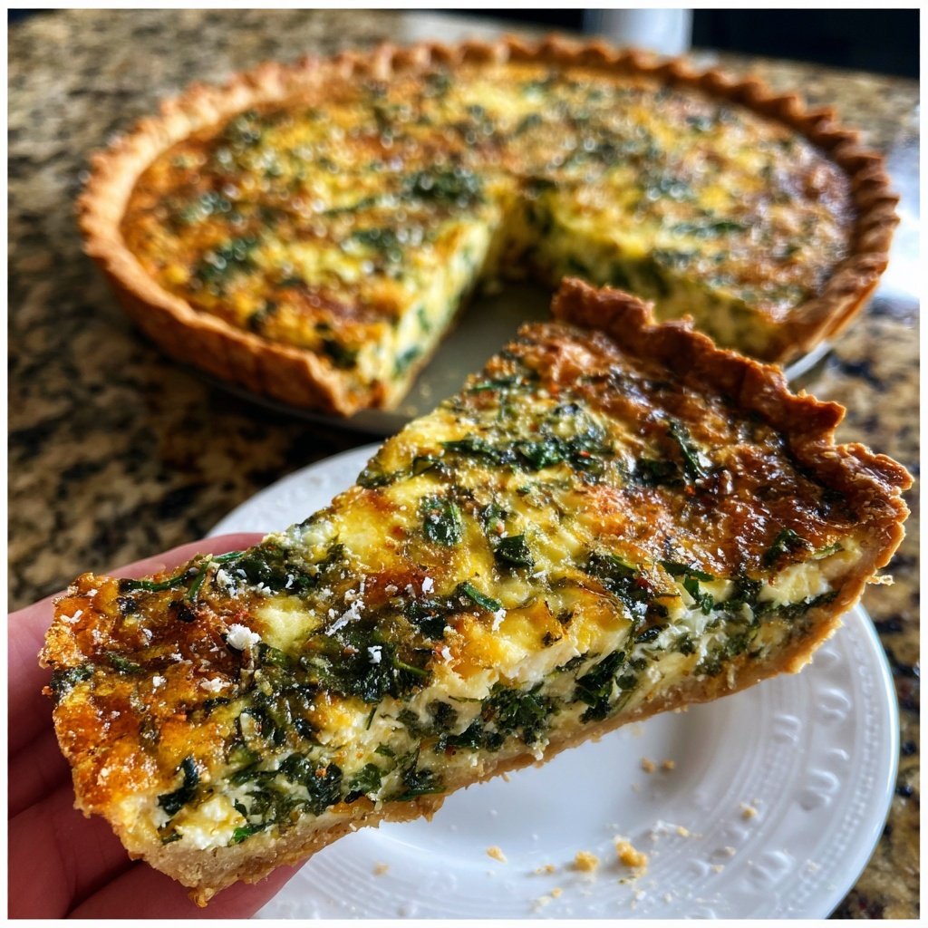 Spring Brunch Spinach And Feta Quiche