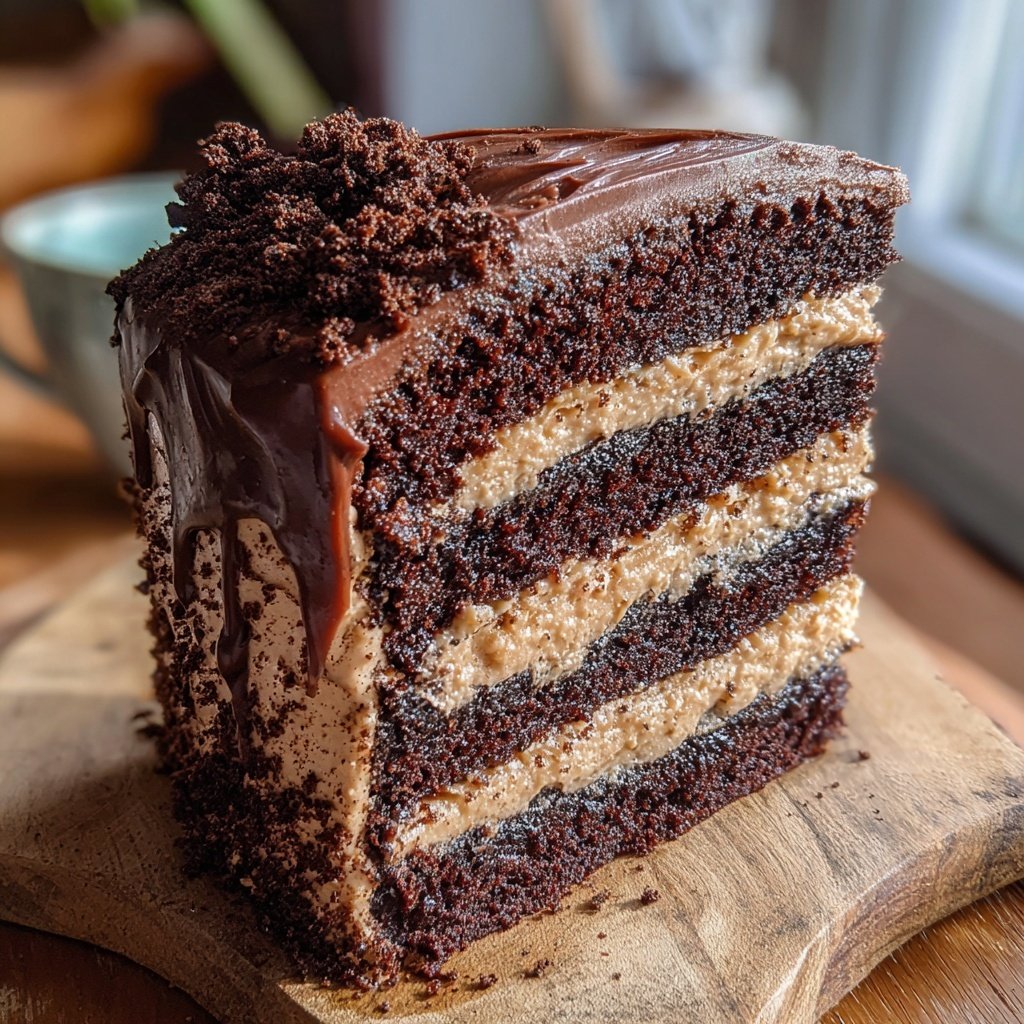 Chocolate Mocha Layer Cake