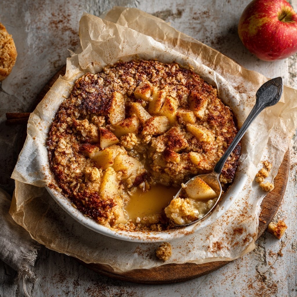 Apple Cinnamon Baked Oats