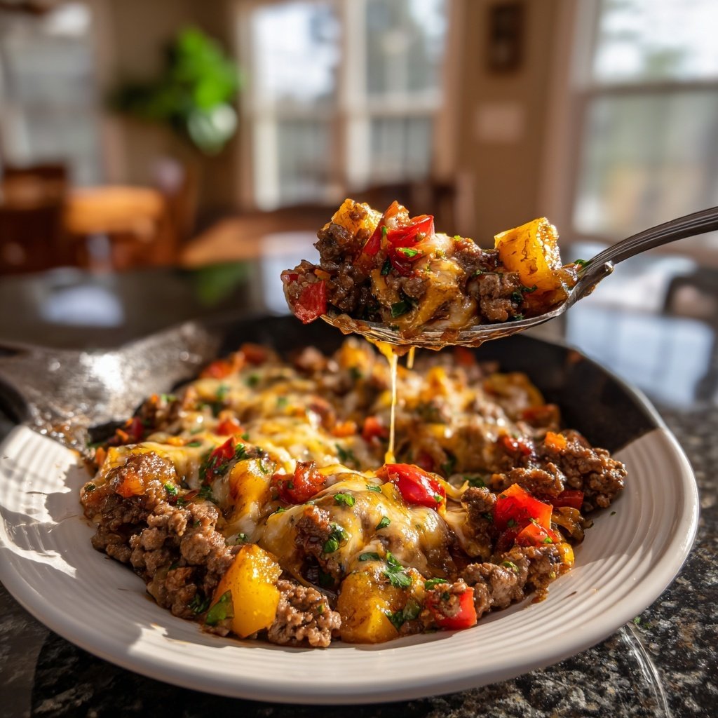 Easy Ground Beef Skillet Dinner