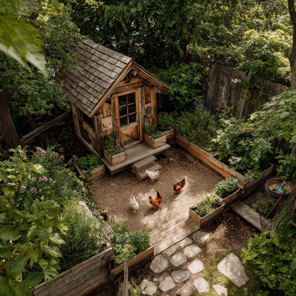 Small Backyard Chicken Run Plan