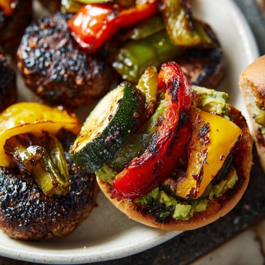 Grilled Vegetable Sliders