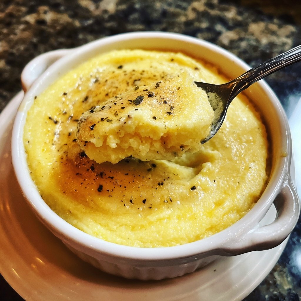 Romantic Creamy Lemon Polenta