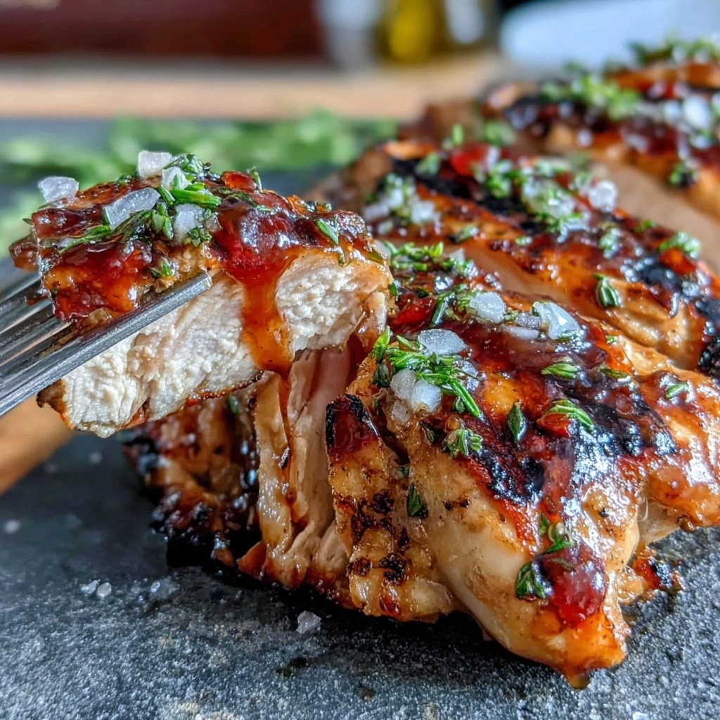 Healthy Chicken With Balsamic Glaze