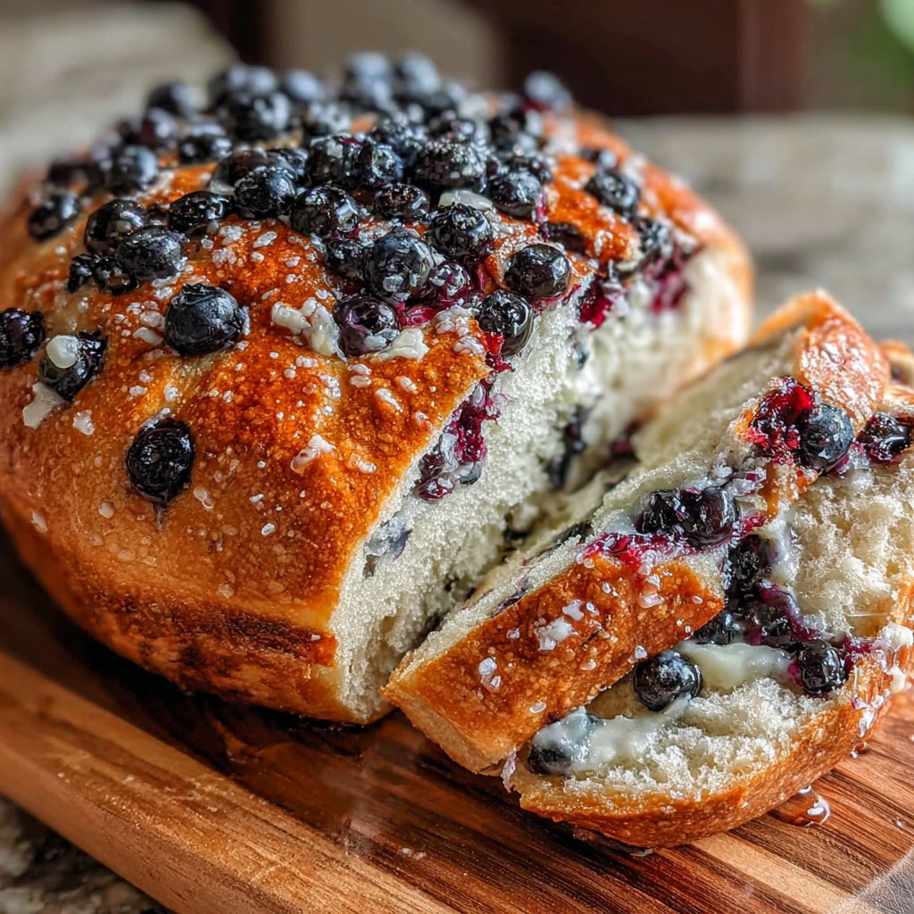Blueberry Lemon Sourdough Bread Easy