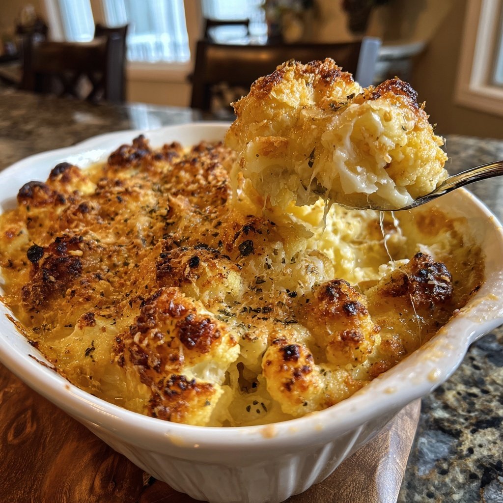 Sunday Creamy Cauliflower Bake