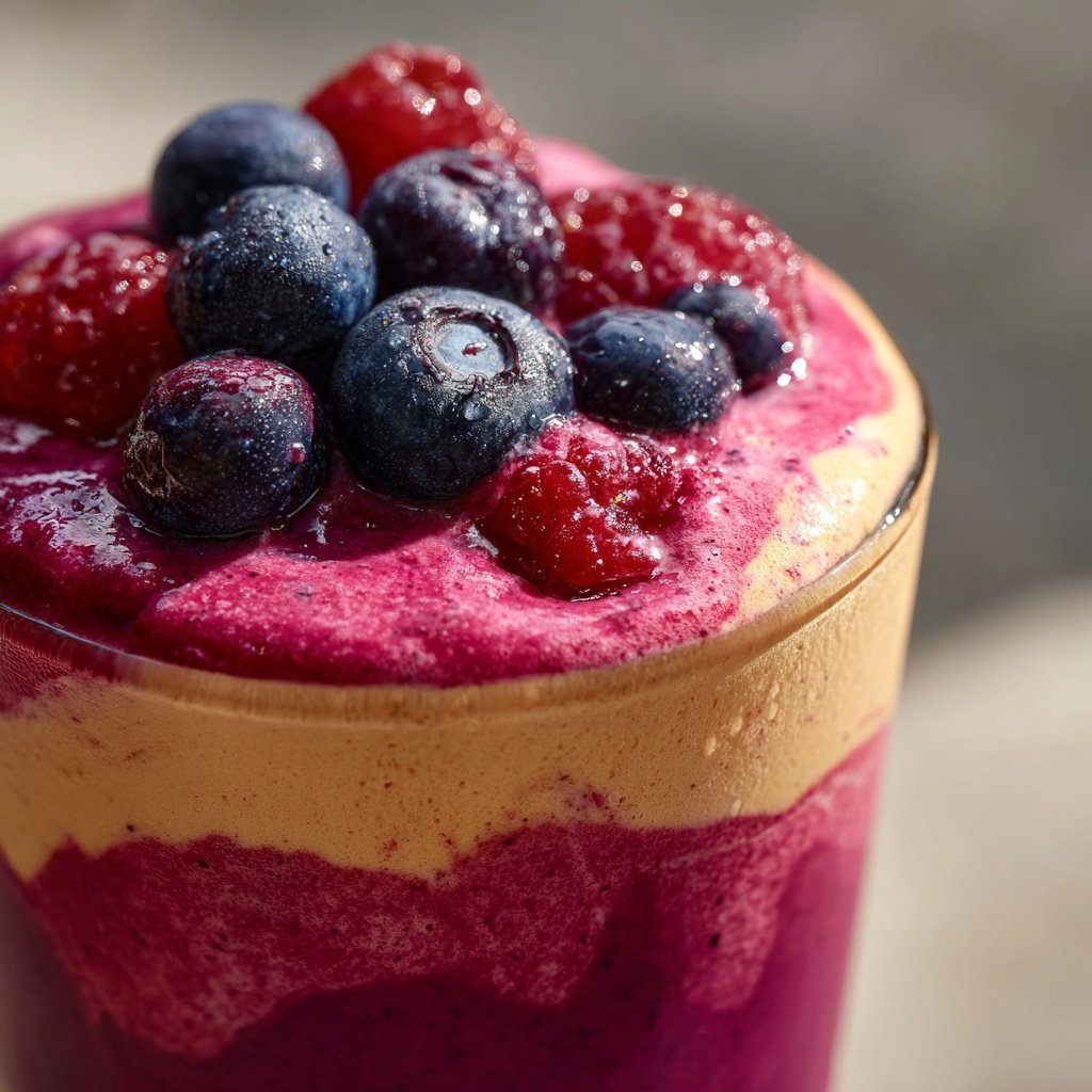 Easy Smoothie With Frozen Berries