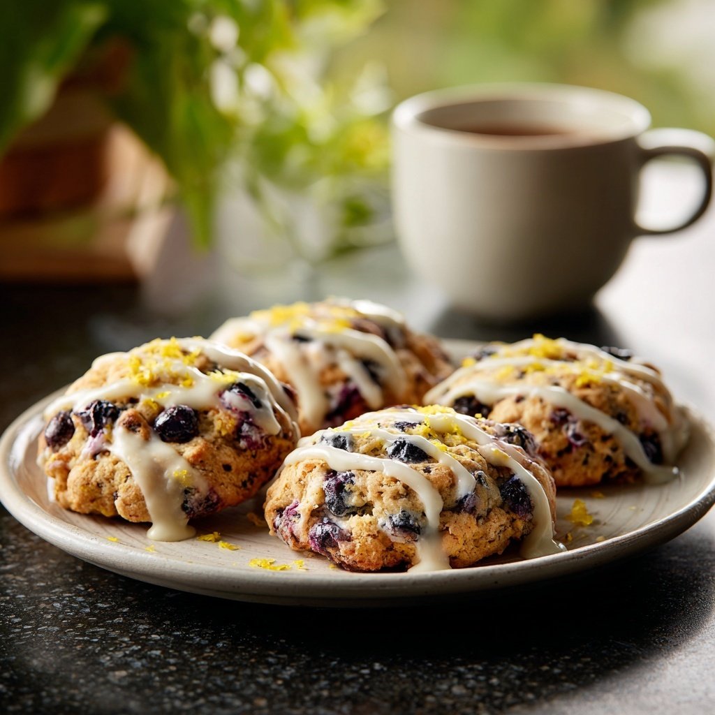 Spring Lemon Blueberry Cookies
