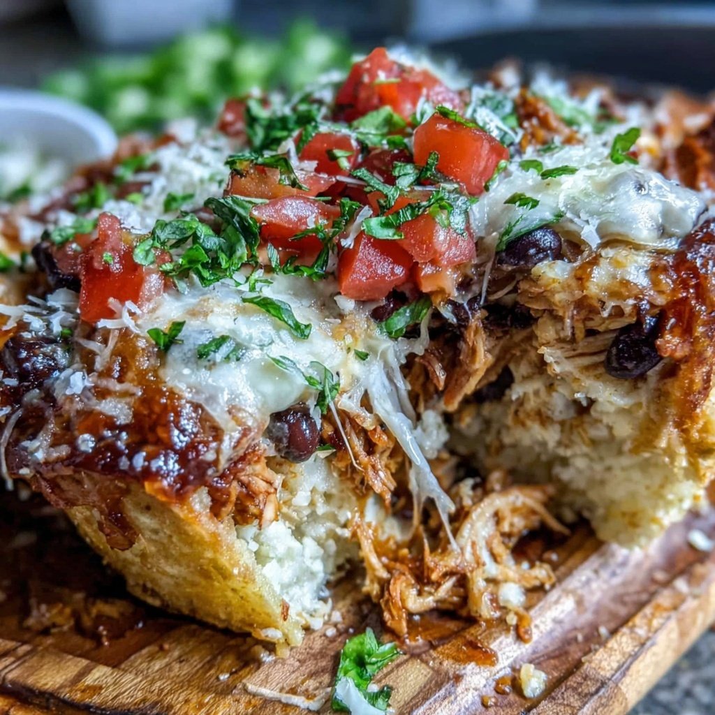 Shredded Chicken And Black Bean Taco Bake