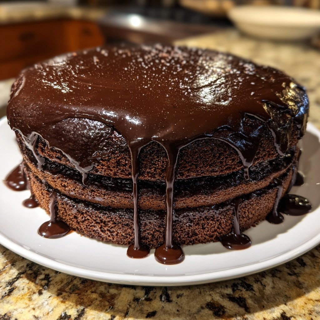 Chocolate Cake With Dark Cocoa