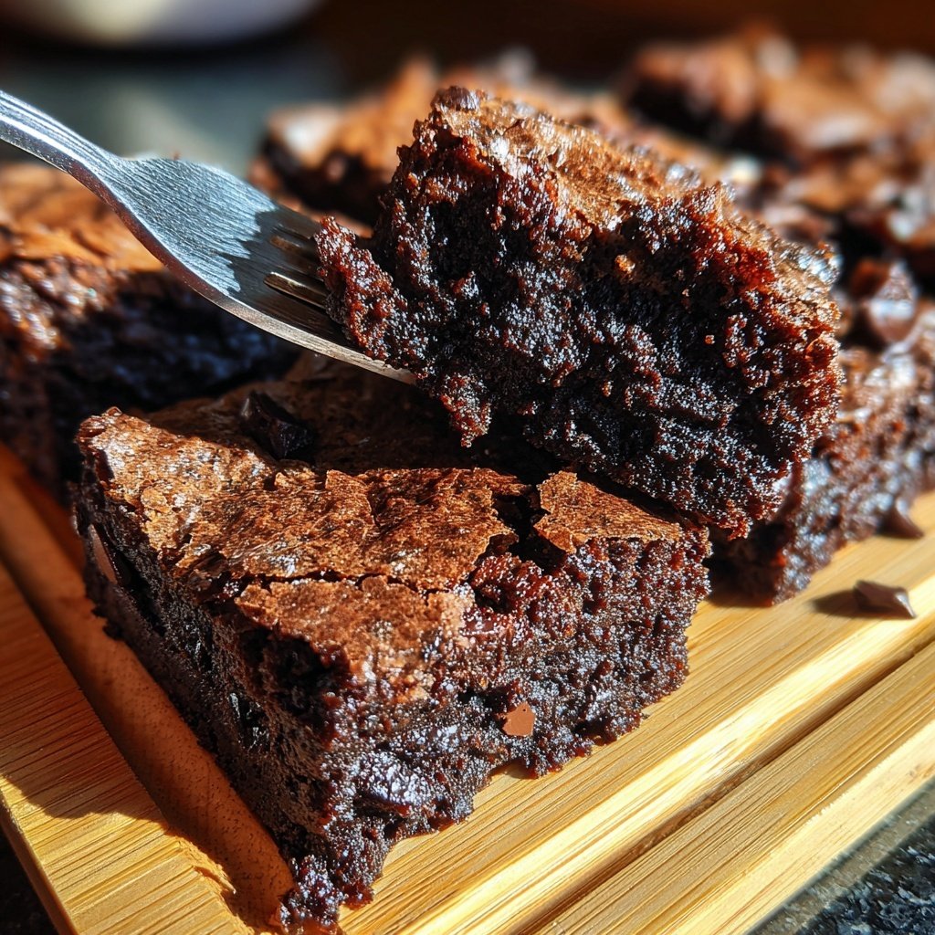 Gooey Sourdough Brownies