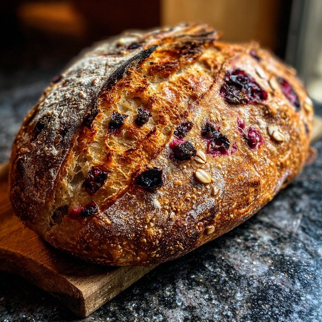 Blueberry Lemon Sourdough Bread