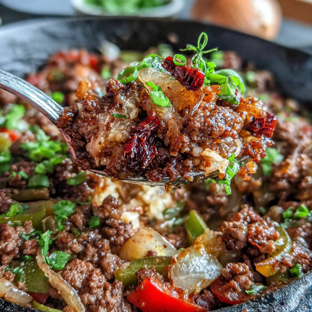 Ground Beef Skillet With Vegetables